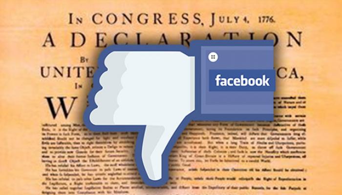 Facebook Makes Huge Mistake and Flags the Declaration of Independence as Hate Speech. By Arch Kennedy