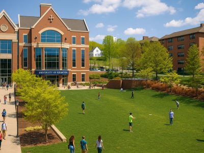 Catholic University — University of Scranton main campus quad