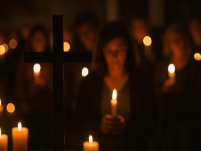 Transgender Shooter Christian School tragedy candlelight vigil