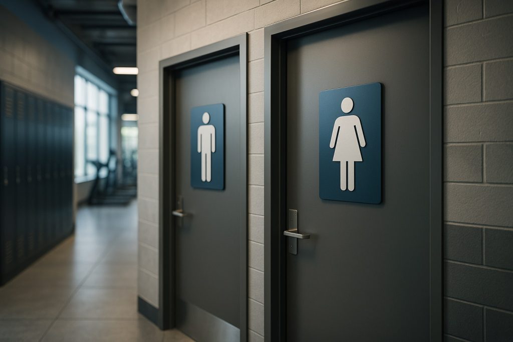 Tish Hyman Gold’s Gym male and female locker room biblical response