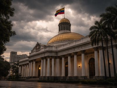 Venezuelan capitol building in Caracas symbolizing justice and accountability after the Maduro capture