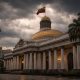 Venezuelan capitol building in Caracas symbolizing justice and accountability after the Maduro capture
