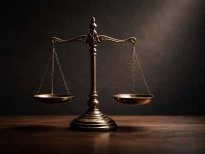 Balanced scales of justice symbolizing selective outrage and the need for consistent moral judgment in police killings