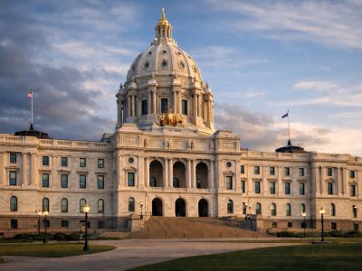 Minnesota State Capitol in St. Paul where the Satanic plaque controversy involving Tim Walz occurred
