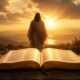 Jesus and homosexuality illustrated through an open Bible and a reverent, centered scene reflecting biblical truth
